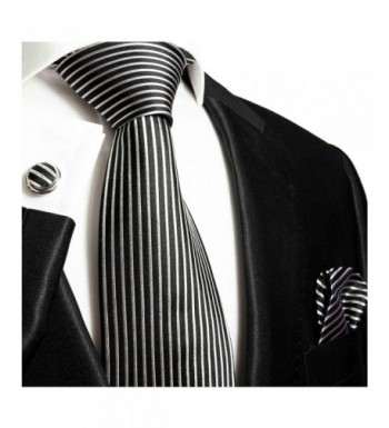Paul Malone Necktie Cufflinks Stripes