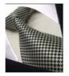 Houndstooth Geometric 100 Silk Classic Necktie
