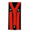Sidecca 13293 Solid Suspenders Red One Size