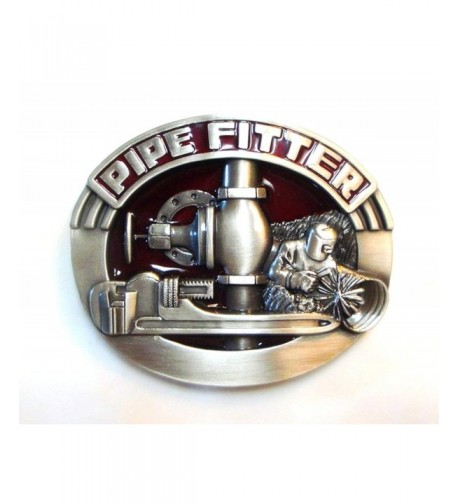 PIPE FITTER PEWTER BELT BUCKLE x