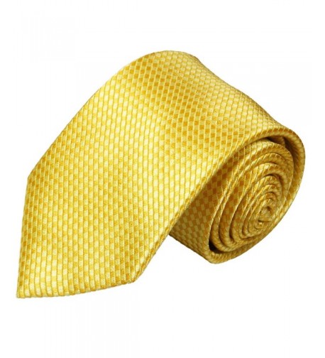 Paul Malone Necktie 100 Yellow
