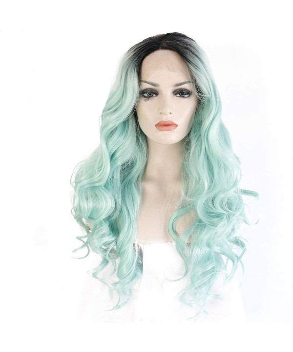 Ebingoo Green Ombre Roots Synthetic