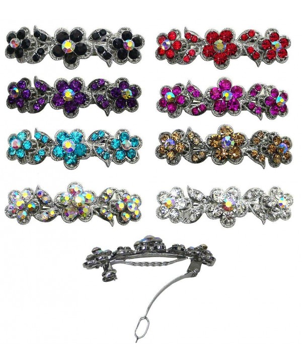 8 Pack Barrettes French Sparkling U86250 1338 8