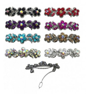 8 Pack Barrettes French Sparkling U86250 1338 8