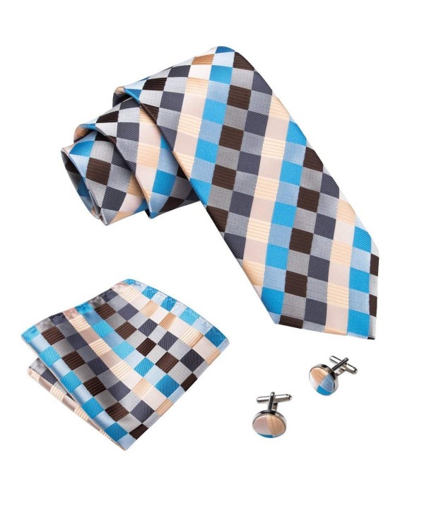 Necktie Pocket Square Cufflinks Formal