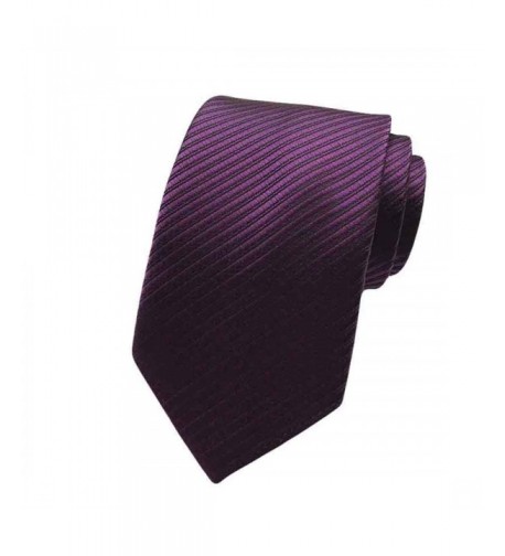 Black Striped Jaquard Business Neckties