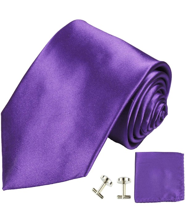 Purple Handkerchief Cufflinks Paul Malone