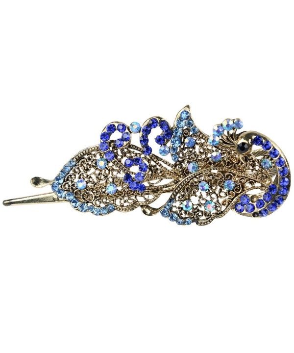 Leegoal Vintage Jewelry Crystal Hairpins