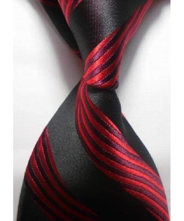 Pisces goods Black Stripe Classic Necktie