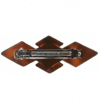 Caravan Open Squares Crocodile Barrette