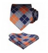 HISDERN Handkerchief Classic Stripe Necktie