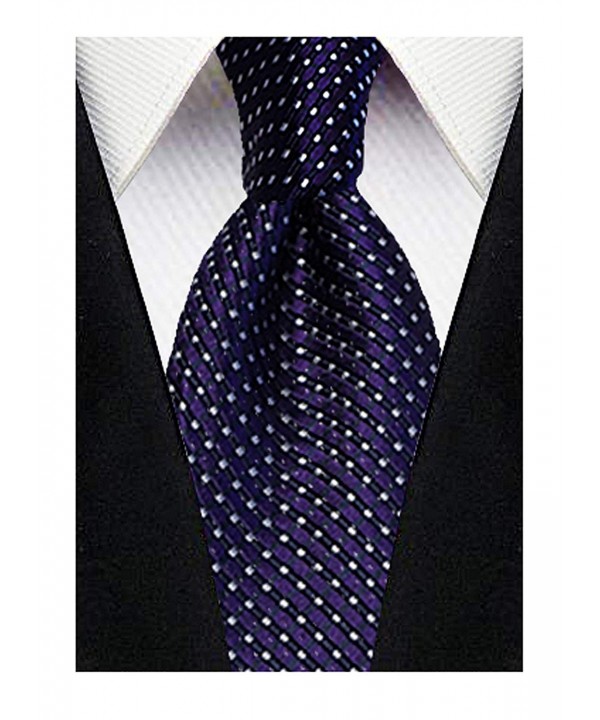 Fold Silk Necktie Purple perfect