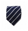 Bestow Navy White Striped Necktie