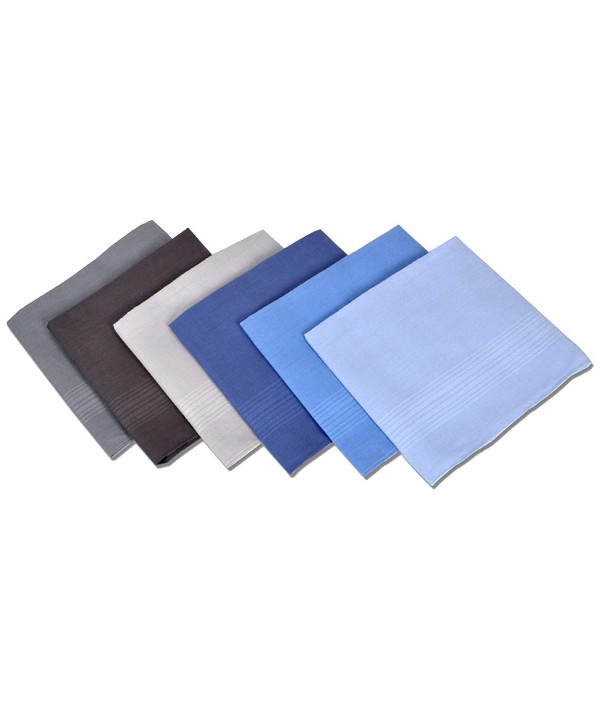 Mens Solid Fancy Cotton Handkerchiefs