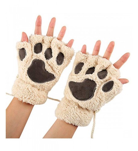 Gloves Fingerless Mittens Women Girls Kids boys