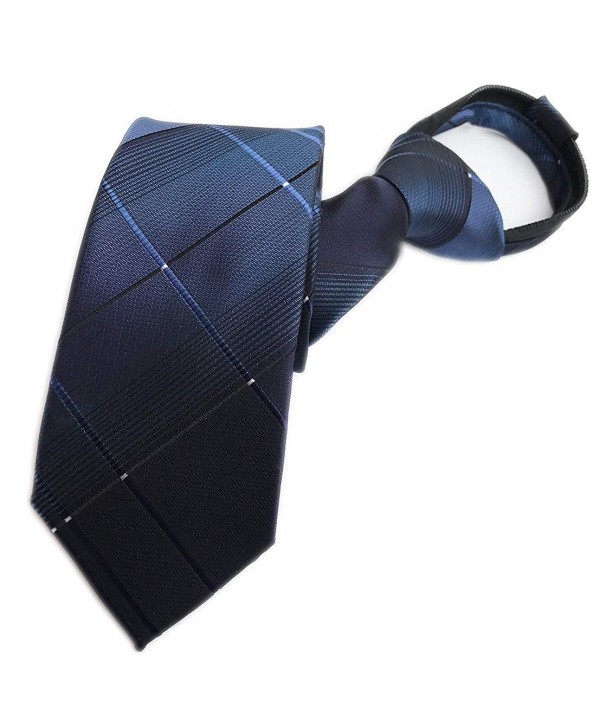 Elfeves Checks Jacquard Working Necktie