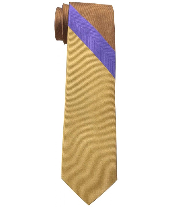 Rooster Color Block Stripe Necktie