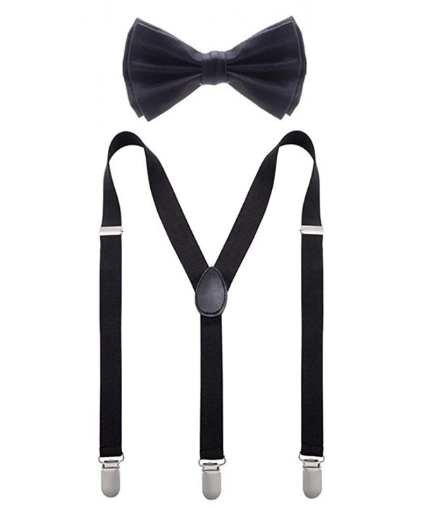 Bowtie Suspender Sets Suspenders Metallic