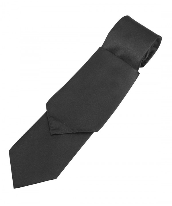 Solid Satin Necktie Pocket Square
