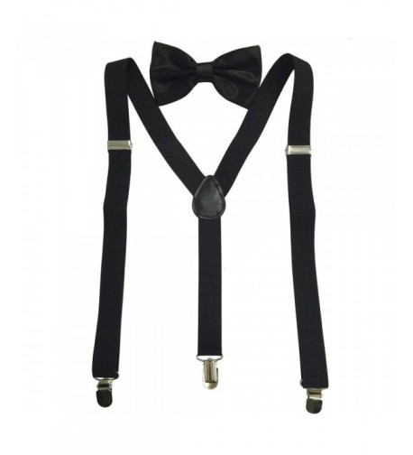 Solid Color Suspender Adjustable Braces