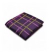 PenSee Purple Plaids Pocket Square