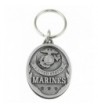 US Marines Pewter Key Ring