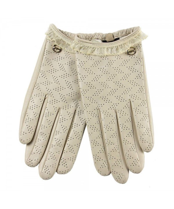 ELMA Perforated Leather Gloves Seaming