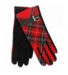 Tartan Traditions Black Buckle Gloves