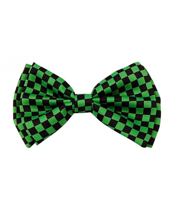 Bow inches Green Black Checkered