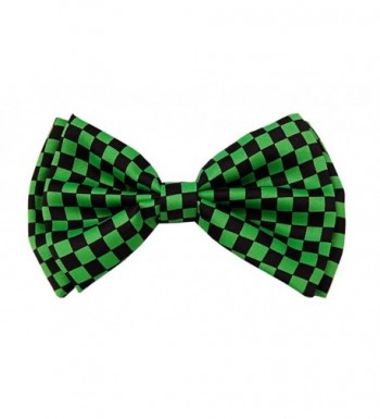 Bow inches Green Black Checkered