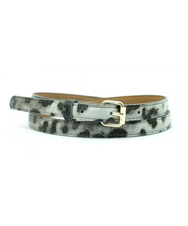 Womens Dressy Snake Leather Buckle