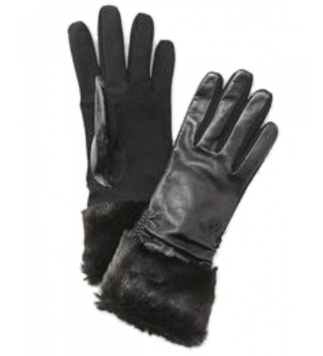 Touchpoint Womens Black Leather Gloves