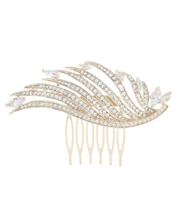 EVER FAITH Austrian Crystal Gold Tone EVER FAITH Austrian Crystal Gold Tone