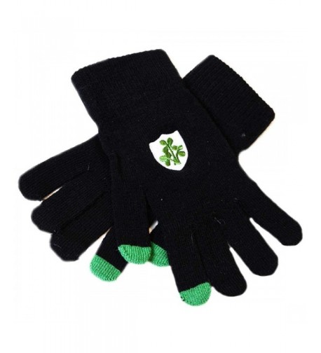 Irish Screen Gloves Shamrock Design