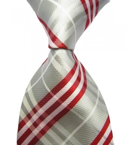 MOHSLEE Silver Stripe JACQUARD Necktie