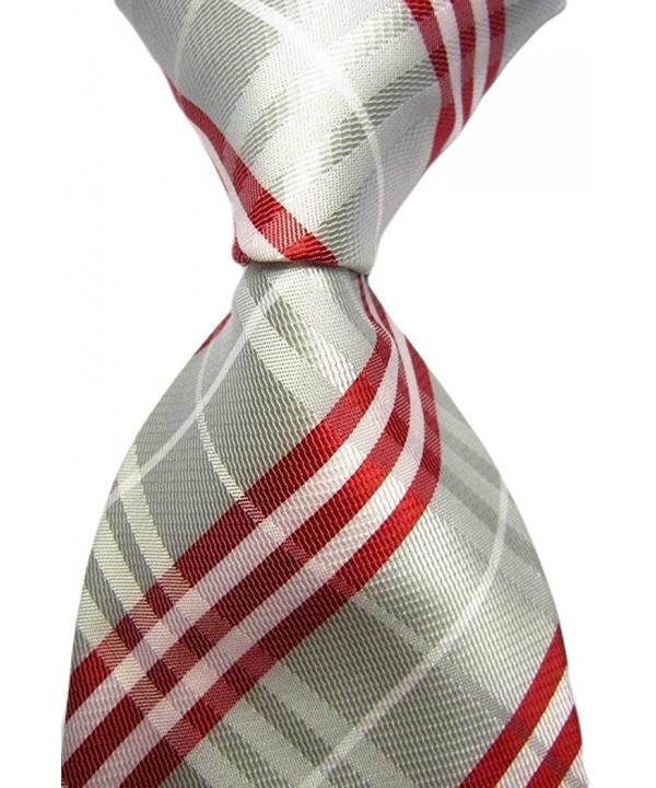 MOHSLEE Silver Stripe JACQUARD Necktie
