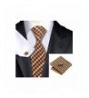 Orange Yellow Classic Necktie Cufflinks