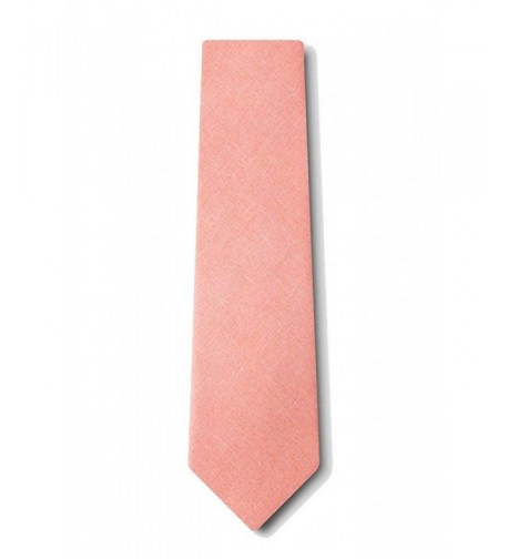 Tioga Coral Cotton Necktie Neckwear