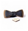 OLLY Zipper Wood Bow Tie