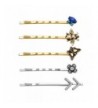 IPINK Decorative Hairpin Crystal Barrette Accessories