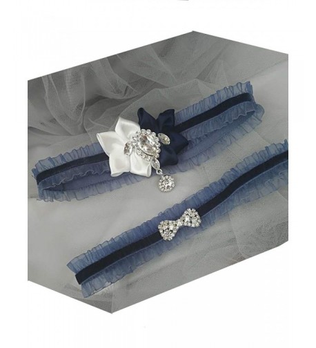Original Flowers wedding garter crystals