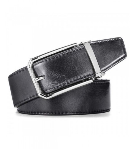 GFtime Classic Leather Adjustable Silver