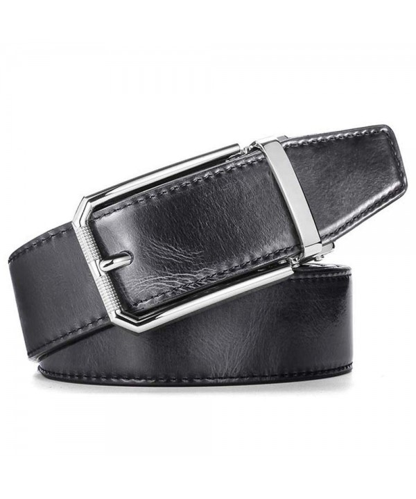 GFtime Classic Leather Adjustable Silver