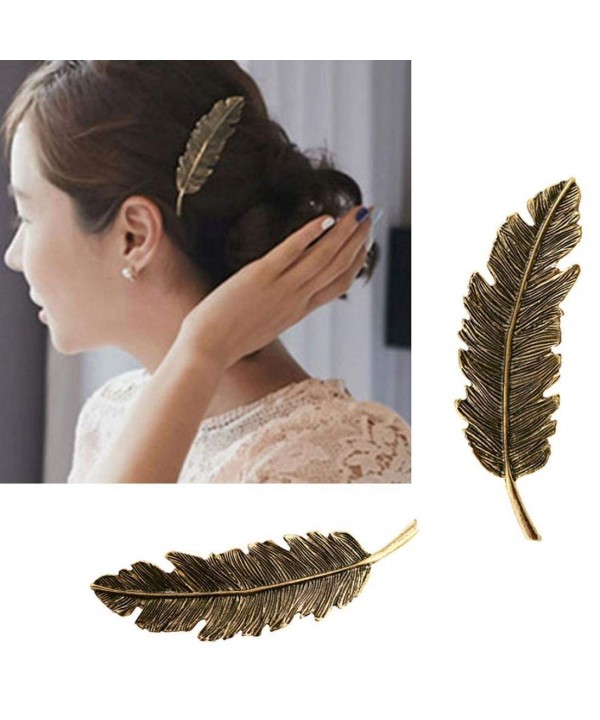 Voberry Jewelry Crystal Hairpin Bronze