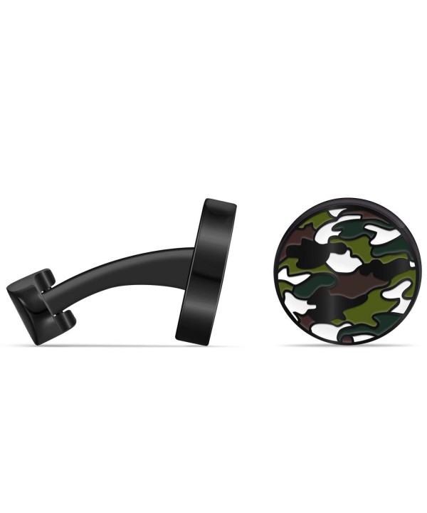 Caperci Hunting Camouflage Business Cufflinks