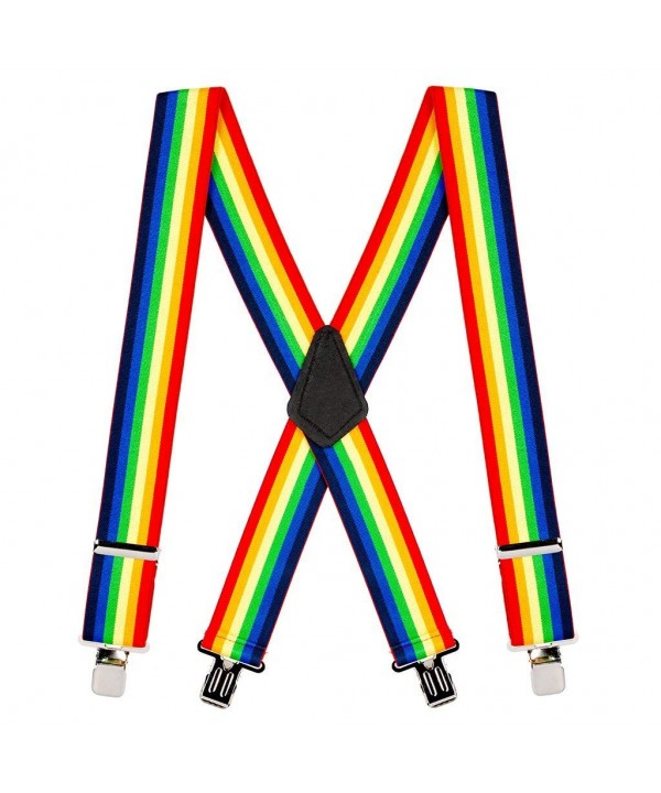 Suspender Store Rainbow Striped Suspenders