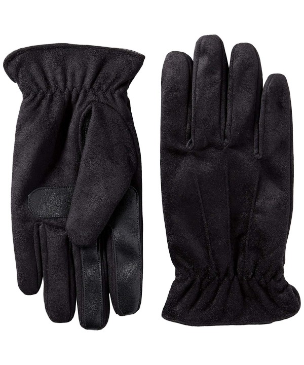 Isotoner Brushed Microfiber Gathered Gloves