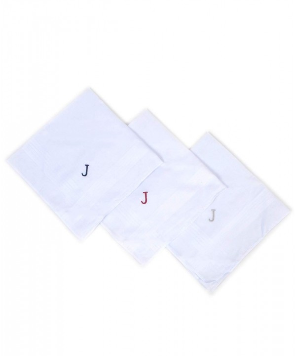 Umo Lorenzo Cotton Monogrammed Handkerchiefs
