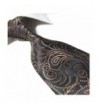 Chocolate Florals Jacquard Handmade Necktie