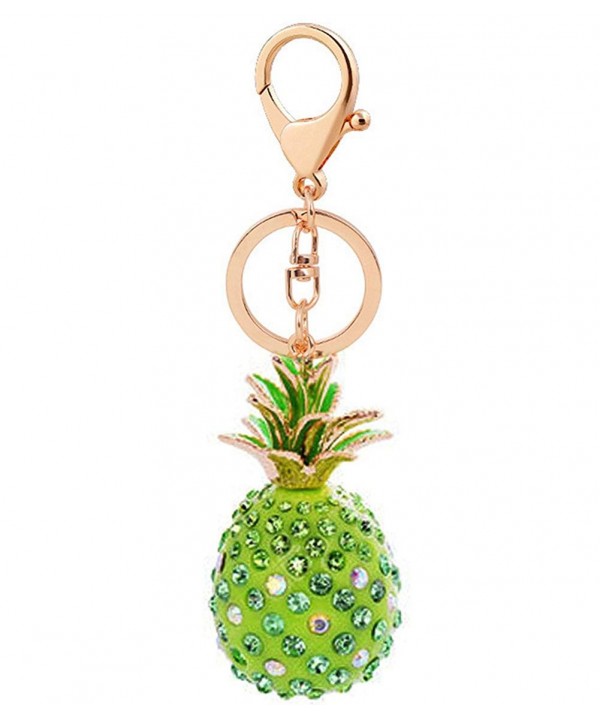 Chain Shiny Crystal Pineapple Decoration